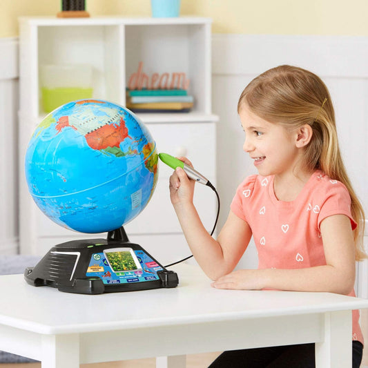 Zaivanta Magic Adventures Globe – Interactive Educational Learning Globe for Kids, STEM Geography Toy (Frustration-Free Packaging)