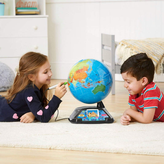 Zaivanta Magic Adventures Globe – Interactive Educational Learning Globe for Kids, STEM Geography Toy (Frustration-Free Packaging)